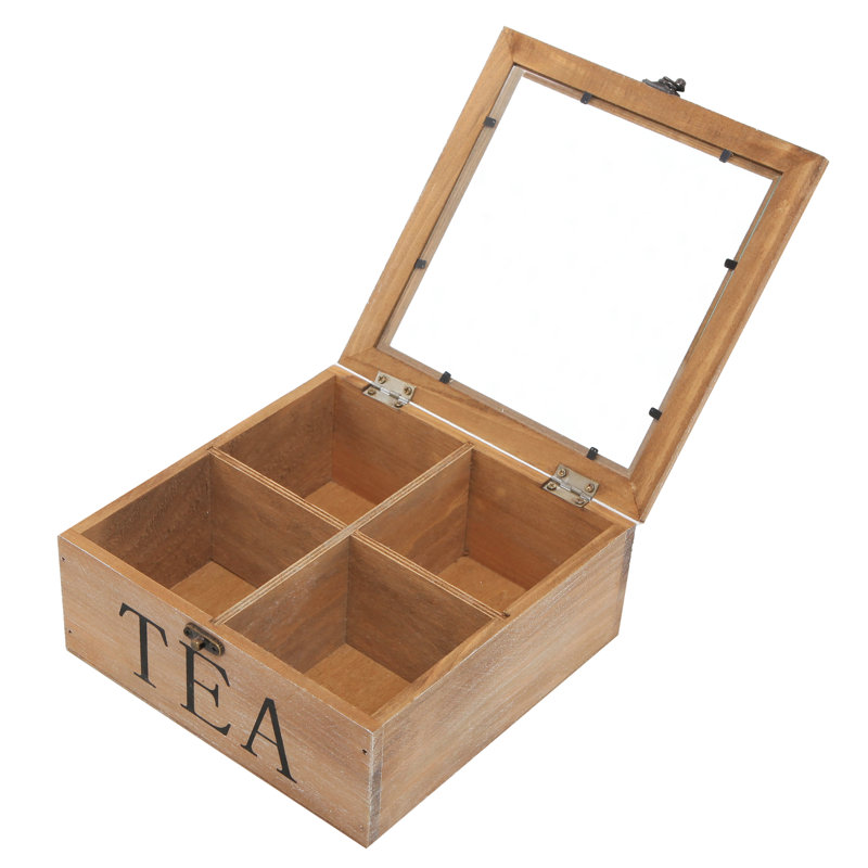 MyGift Tea Bag Storage Chest Box & Reviews Wayfair